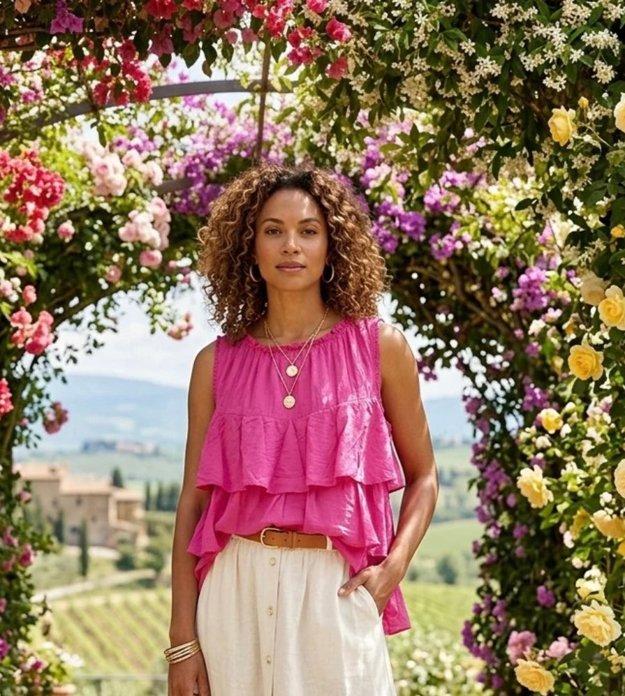 Hilary tiered blouse