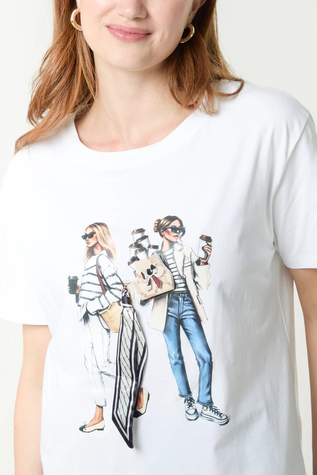 Girl about town t shirt