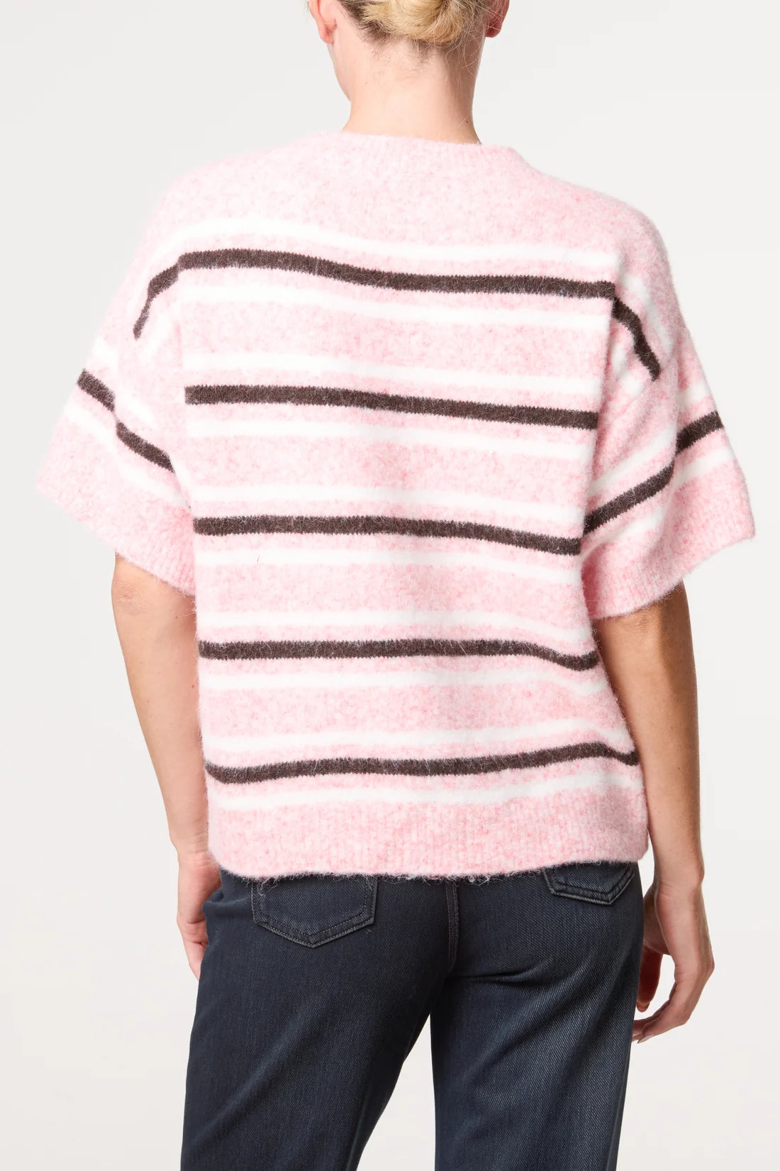 Gina strip knit top