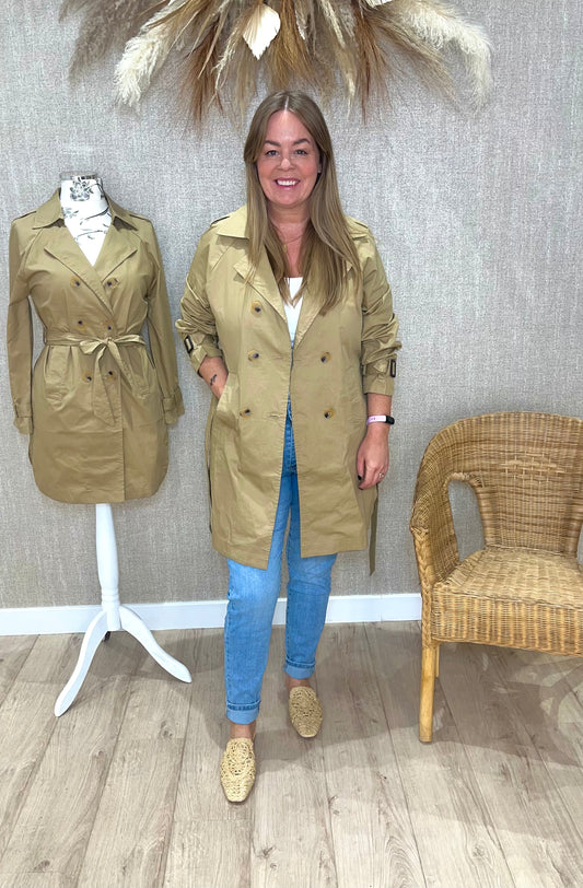 Jeni lightweight trench coat