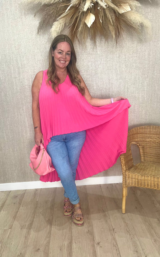 CeCe plisse blouse
