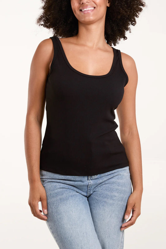 Betty basic ribbed vest