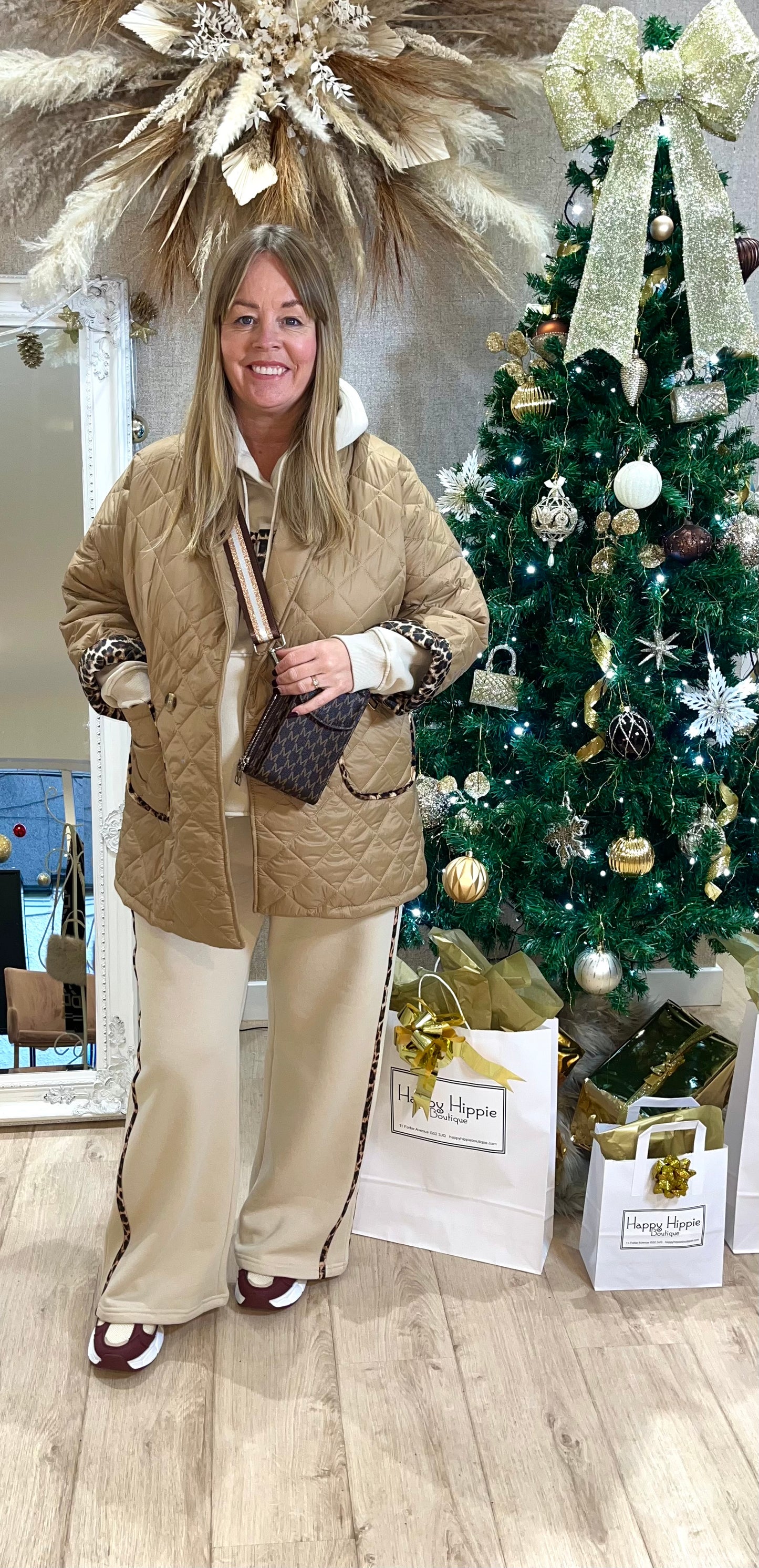 Maggie Quilted Jacket Camel