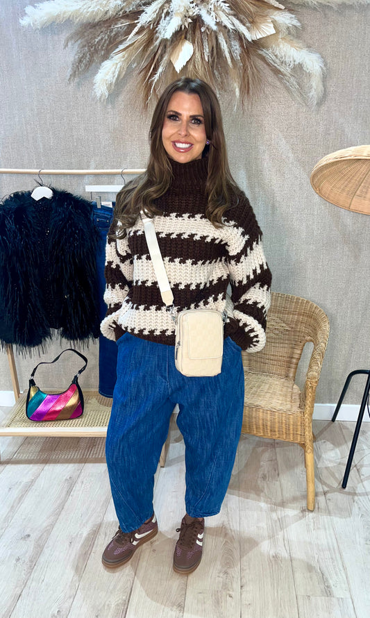 Jeni stripe chunky knit