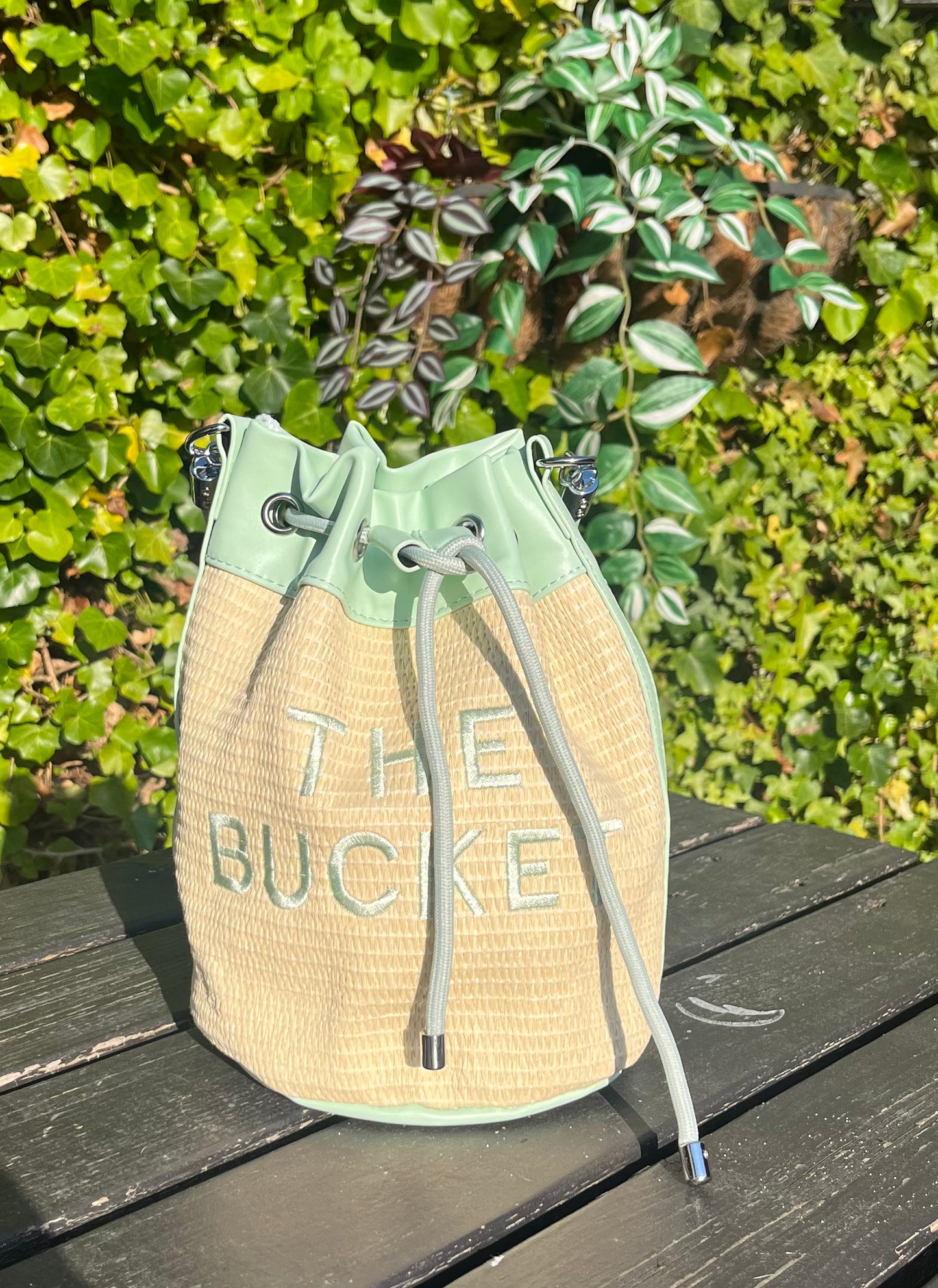 The Woven bucket bag