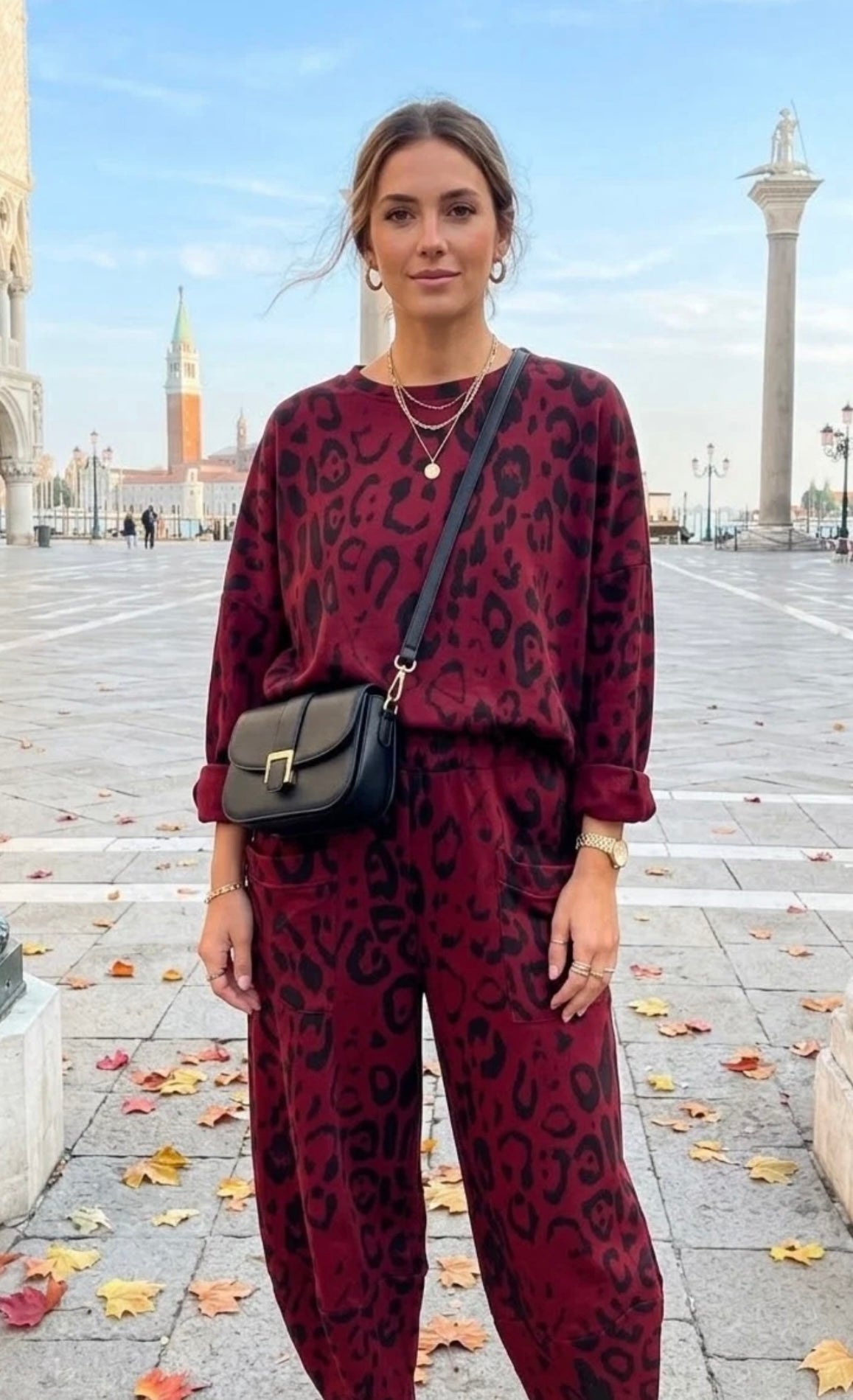 Ria Leopard 2 piece set