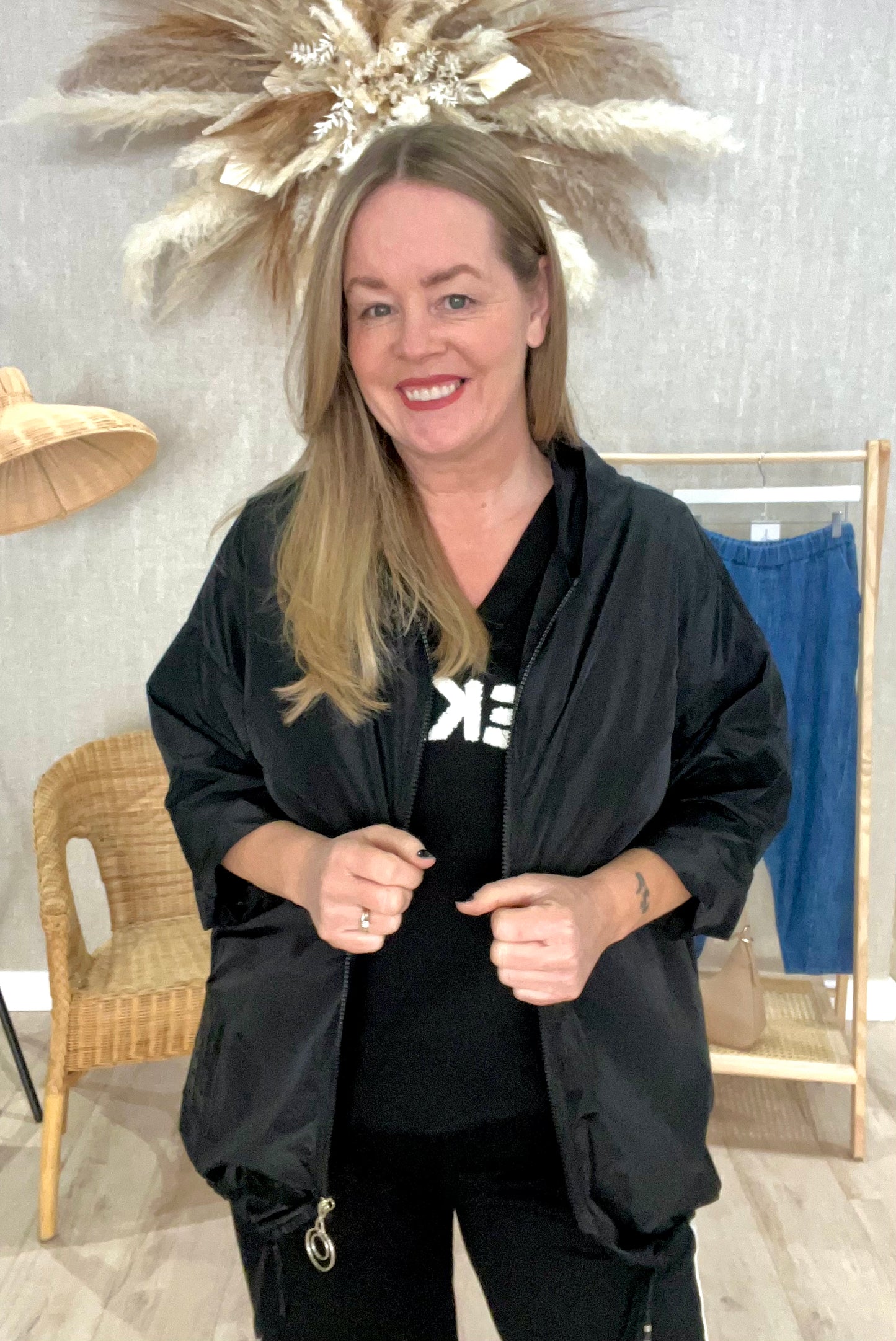 Sporty shower proof jacket