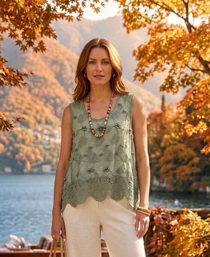Angie crochet vest