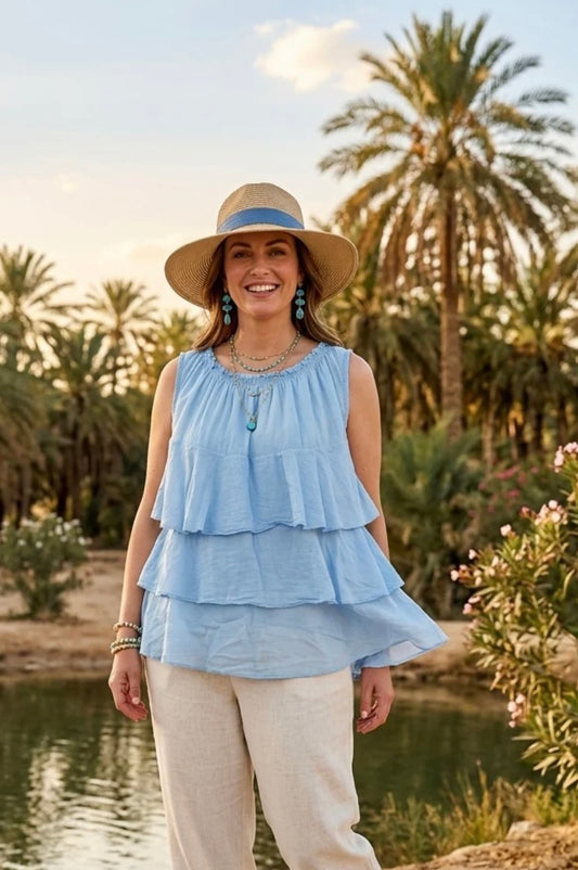 Hilary tiered blouse