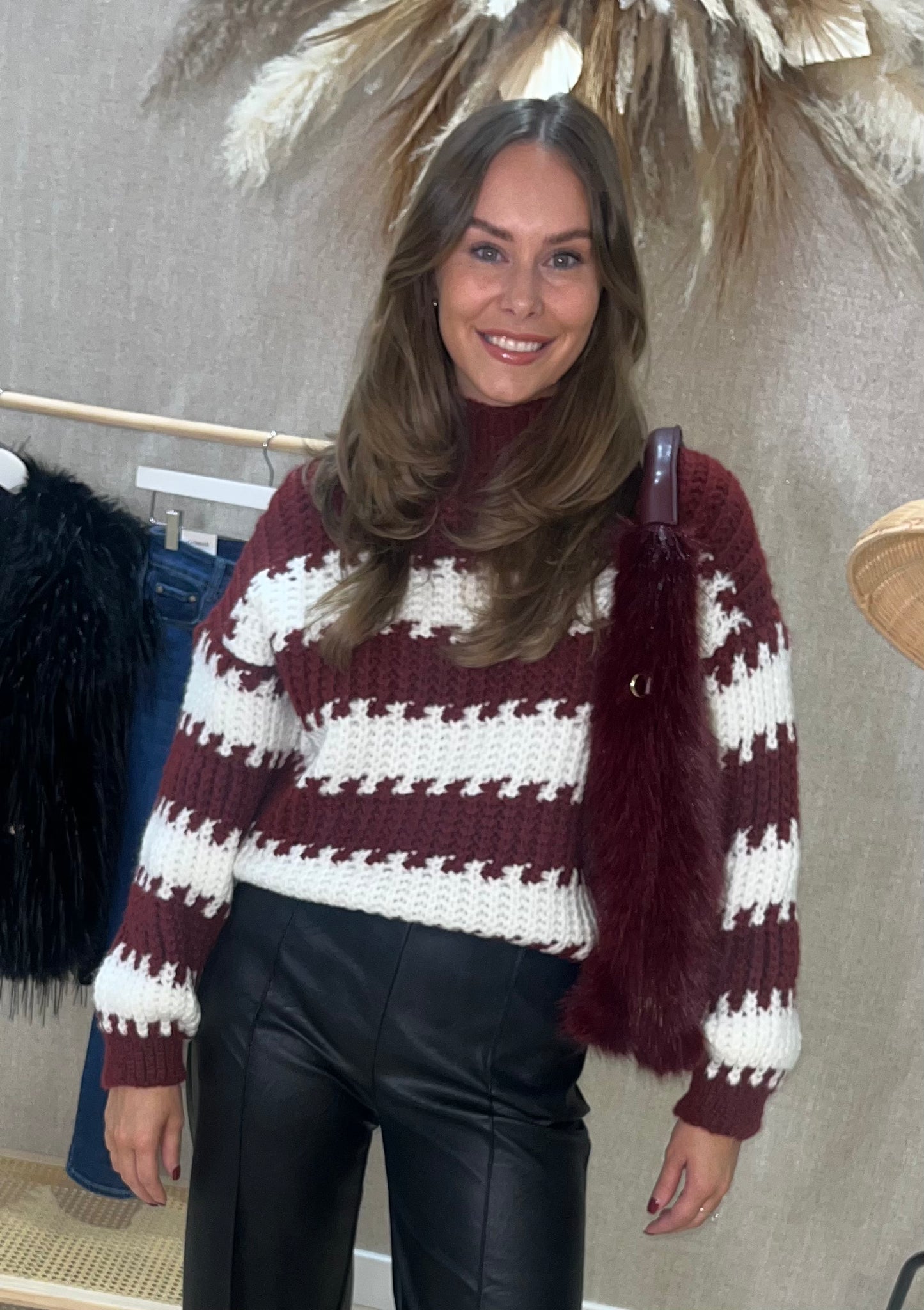 Jeni stripe chunky knit