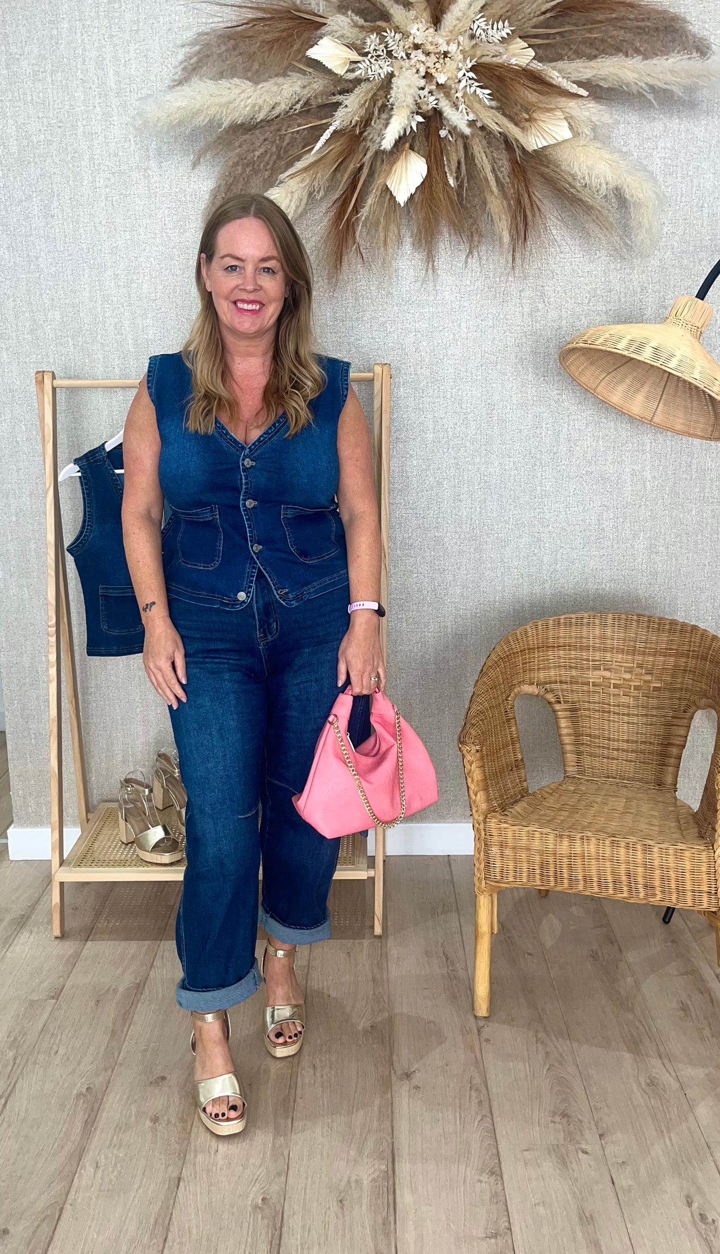 Betsy denim waistcoat