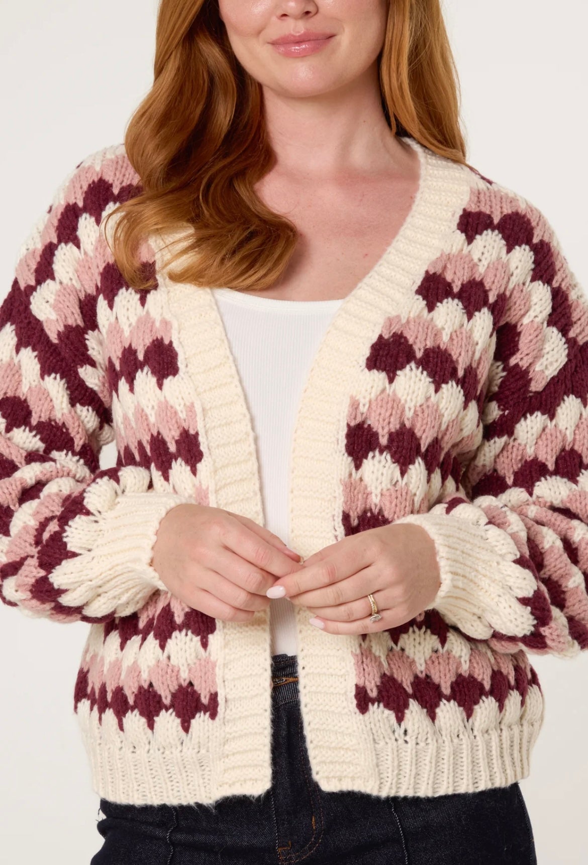Jeni scallop style cardigan