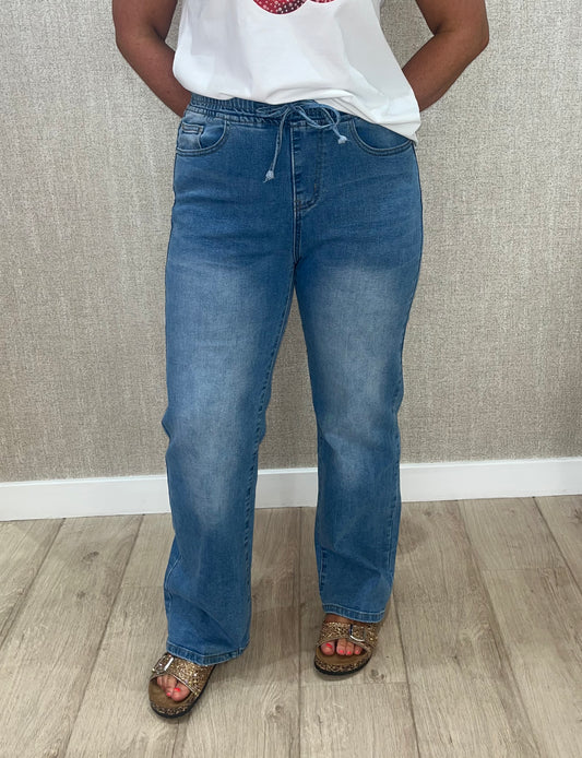 Maya tie waist jean