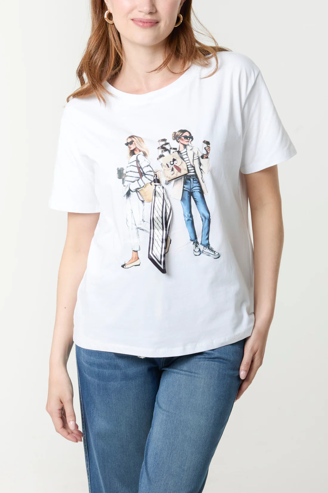 Girl about town t shirt